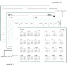 A5 Size 2027 English Calendar Loose-Leaf Refill Pages, 12 Months Use, 180 Sheets/360 Pages, Planner Refill, Daily Schedule Planner Replacement Pages, Includes 2027 Calendar, Monthly Plan, Daily Plan, Compatible With Different Loose-Leaf Covers - A5 - View 3