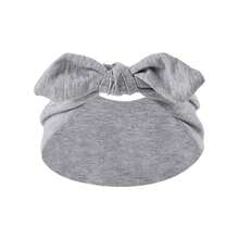 1pc Wide Rabbit Ear Headband For Women, Cute Sweet Girl Solid Color Hairband, Back To School Season Simple Elastic Knotted Bow Hair Accessory - Multicolor - View 16
