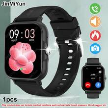 Full Touch Screen Smartwatch, 1.83-Inch HD Display, Multiple Sports Modes, Remote Camera Control, Wireless Calling Support, Step Tracking, Built-In 180mAh Battery, Music Control, Weather Forecast, Alarm Clock, Message Notifications, Compatible With Android And IOS, Perfect Holiday Gift - View 13