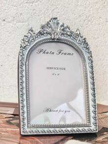 1pc Curved Baroque Style Carved Decorative Picture Frame, High-End Home Decor For Living Room, Bedroom, Decoration Room, Housewarming Gift - A - View 10