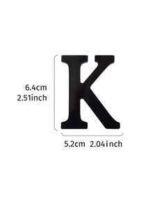 1 pcs Alfabet Bahasa Inggris Dekorasi Kerajinan Hitam DIY Dekorasi Rumah - Hitam - View 22