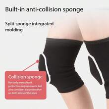 1 Pair Outdoor Sports Foam Knee Pads, Dance Basketball Skateboard Protective Gear, Knee Protection Against Impact - Multicolor - View 2