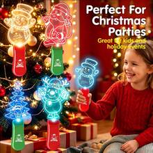 Children's Handheld LED Glowing Stick Music Light Atmosphere Fluorescent Stick Toy Fun Pumpkin Pattern Home Indoor Outdoor Celebration Party Activity Interactive Game Halloween Christmas Holiday Decoration Suitable For Boys And Girls Small Gift - Multicolor - View 10