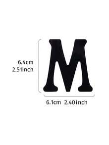 1 pcs Alfabet Bahasa Inggris Dekorasi Kerajinan Hitam DIY Dekorasi Rumah - Hitam - View 35