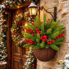 80pcs Vibrant Artificial Flower Bouquet, Maintenance-Free, Durable, Suitable For Outdoor Garden, Patio, Porch Decoration, Also For Holiday Celebration And Party Venue Arrangement - Multicolor - View 9