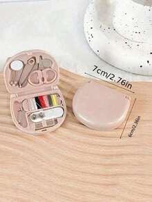 Portable Mini Sewing Kit, Foldable Design, Suitable For Beginners, Travelers And Emergency Clothing Repair; Includes Sewing Supplies And Accessories, Ideal Gift And Travel Essential. - Multicolor - View 4