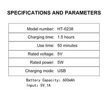 Hatteker 1pc 2-In-1 Electric Epilator USB Rechargeable Women's Digital Display Hair Removal Device Multifunctional Smart Washable Shaver Epilator - View 4