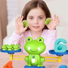 Báscula Rana Juguete Matemático Educativo Niños Montessori - Verde - Ver 3