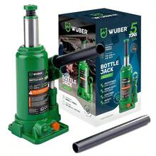 5T Red Steel Hydraulic Bottle Jack, 5 Ton Lifting Capacity, Compact Car Repair Tool - Red - View 7