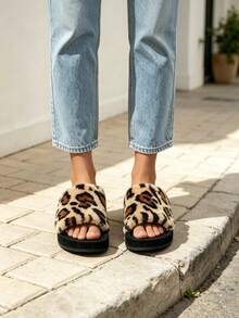 Women Home Slippers - Brown - View 1