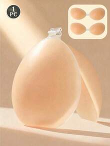 1 Pair Front-Facing Silicone Push-Up Invisible Breast Pads, Multiple Colors Available, Self-Adhesive Strapless Backless Invisible Lift, A/B/C/D Cup Sizes Optional, Reusable, Suitable For Dresses, Wedding Gowns, Etc., Women's Intimate Apparel Accessory - Multicolor - View 12