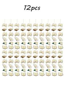 1/2/3/4pcs White Book-Shaped Decorative Items, Suitable For Bedroom Decor, Room Decor, Birthday Party Decor, Classroom Decor, Cafe, Study Room And Photography Props - Multicolor - View 16
