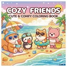24 Sheets Cartoon Coloring Book – Fun & Relaxing Drawing, Doodling & Color Fill Book For Leisure & Entertainment - Multicolor - View 10