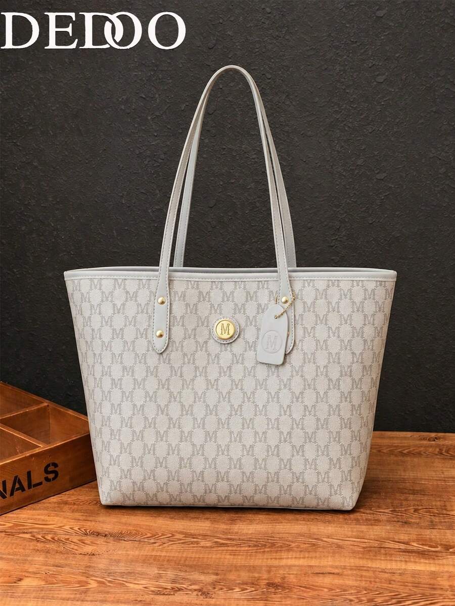 Dedoo Lightweight , Business Casual High-end large capacity fashion print handbag versatile commuter tote bag For Teen Girls Women College Students , Rookies & White-collar Workers Perfect for Office , College , Work , Business , Commute , Outdoors , Travel , Outings