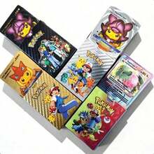 Funko 55pcs Kartu Pokémon Langka VMAX, GX, EX, Kartu Flash Koleksi Bahasa Universal Pokémon Anime Kartu Permainan Meja PVC - 55 buah - View 4