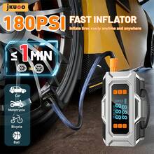 jkuoo 10-In-1 Portable Car Jump Starter With Air Pump, Multi-Function Power Station, Integrated Tire Inflator And LED Light; Suitable For All 12V Gasoline Vehicles And Various Vehicle Types, Including Cars, Trucks, SUVs, RVs And Motorcycles. - Wireless Function Pump - View 5