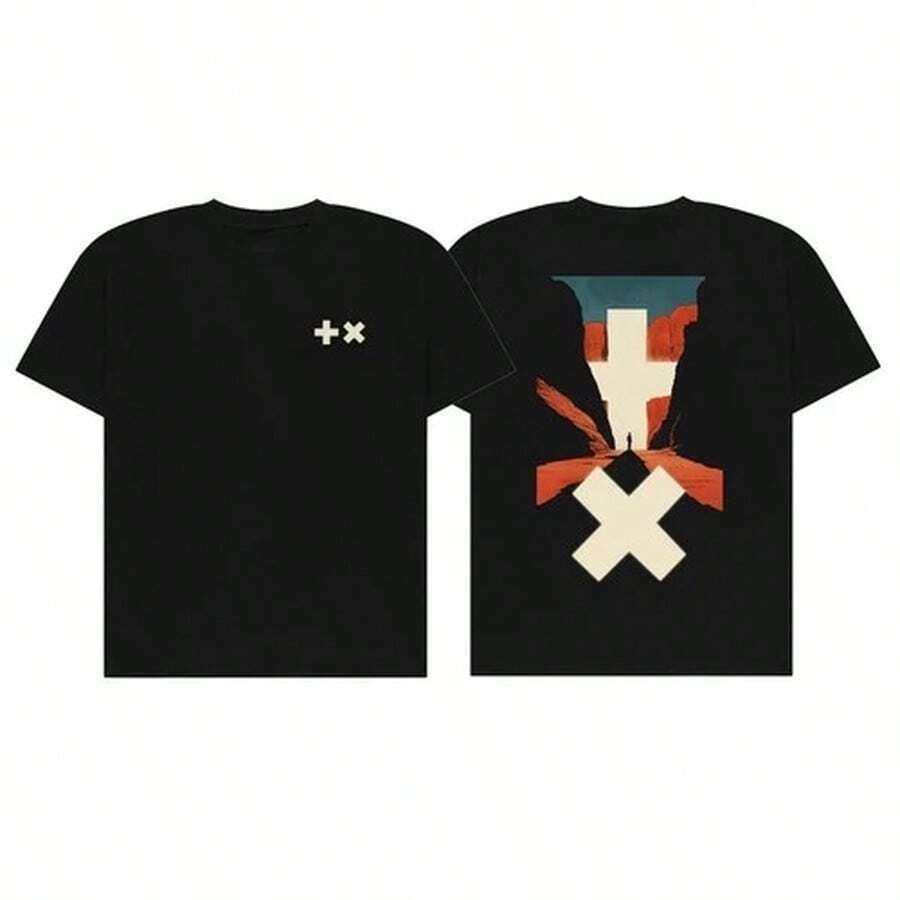 Camiseta clásica de Garrix, edición Red Rocks 2025, con estampado DTG, imagen 1 de 3. - Negro - Ver 1