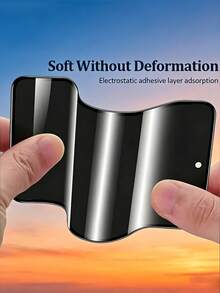 5Pcs Matte Privacy Ceramic Soft Film, Anti-Spy Anti-Fingerprint Screen Protector, Anti-Glare Matte Ceramic Phone Screen Film Compatible With IPhone Duo 18promax 18Pro 17 Compatible With Samsung Galaxy S26 A18 Compatible With Xiaomi 17T Note 17 17C ﻿ - Clear - View 8