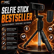 Palos Selfie Electrónico JC108 con Trípode Integrado, Soporte de Grabación Portátil para Fotos y Videos Estables al Aire Libre - Por defecto - Ver 3