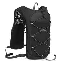 Hydration Backpack, Running Vest Lightweight & Breathable Running Vests Men, Running Vest Women, Multi‑Use Pockets, Hydration Vest Backpack - Black - View 1