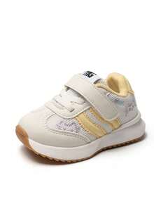 Baby Mesh Walking Shoes, Hook And Loop Anti-Slip Children's Sports Shoes - Yellow - View 6