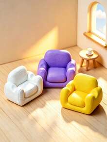 Mini Sofa Phone Stand, Creative Home Desktop Stand, Video Watching Gadget, Hands-Free Video Viewing, Movable, Ergonomic Viewing Angle, Cute INS Desktop Decoration Ornament, Suitable For Living Room Desktop, Dining Room Desktop, Bedroom Bedside, Fits 18 Pro Max, Suitable For Gifts, Party Gifts, Exquisite Small Ornament - Multicolor - View 4