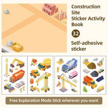 Princess Sticker Book Princess Castle Children's Sticker Book, Creative Cartoon Design For Girls, Portable Travel Stickers, Gift For 3-5 Year Old Girls, Disposable Stickers - Multicolor - View 11