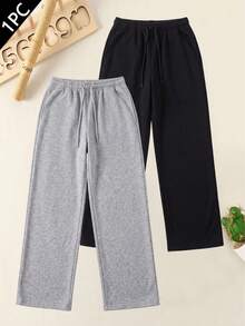 Women's Spring/Autumn Casual Sports Pants, Multi-Functional Fitness Pants Suitable For Running, Cycling, Ball Games And Fitness - Grey - View 2