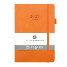 A5 Size 2027 English Calendar Loose-Leaf Refill Pages, 12 Months Use, 180 Sheets/360 Pages, Planner Refill, Daily Schedule Planner Replacement Pages, Includes 2027 Calendar, Monthly Plan, Daily Plan, Compatible With Different Loose-Leaf Covers - A5 - View 5