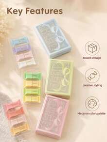4pcs Candy Shape Highlighter Pens Set, Creative Macaron Color Fluorescent Highlight Spot Liner, Portable Sized Point Marking For Journaling, Student Learning, Office Gift, Back To School - Multi Colors - View 3