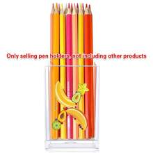 Acrylic Makeup Brush Storage Case Pen Holder Desktop Office Pen Box Study Stationery Organizer Box Dressing Table Storage Brush Holder Suitable For Home School Office Holiday Gift Initial Name 26 Letters Pattern - Transparent - View 19