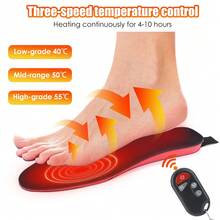 Intelligent Remote Control Heating Insole With Adjustable USB Charging And Adjustable Heating For Warm Feet, 3000mAh Rechargeable Battery, Outdoor Warm Insole - View 12