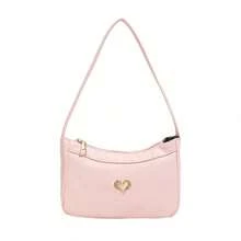 Sweet Heart Kids Underarm Bag, PU Fabric Girls One Shoulder Small Bag, Little Girls Versatile Handbag For Outings, Casual Accessory Bag - A - View 6