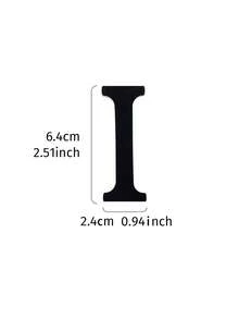 1 pcs Alfabet Bahasa Inggris Dekorasi Kerajinan Hitam DIY Dekorasi Rumah - Hitam - View 21