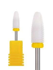 玉米形氧化鋁美甲鑽頭，適用於卸甲與美甲修護 - 黃色 - 查看 5