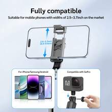 F01 Detachable Mobile Phone Selfie Stick Tripod, Extendable Monopod, Wireless Bluetooth Shutter, Suitable For Android And IOS - View 9