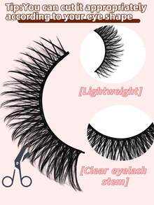 7 Pairs Natural Full Strip False Eyelashes, Soft Lightweight & Reusable Natural-Looking Lashes, Comfortable Eye-Enhancing Eyelashes For Everyday Wear, Date Makeup & Daily Beauty Looks - View 4