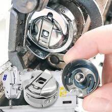 12/30/42PCS Sewing Machine Bobbin Case & Metal Steel Bobbins Set, Heavy‑Duty Sturdy Spool Bobbin Replacement Kit & Repair Supplies, Household Domestic Sewing Machine Parts, Durable Sewing Accessories Compatible For Most Standard Home Sewing Machines. - Multicolor - View 5