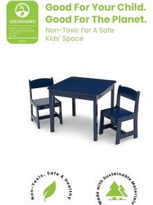 Kids Tables & Chairs - Blue - View 3