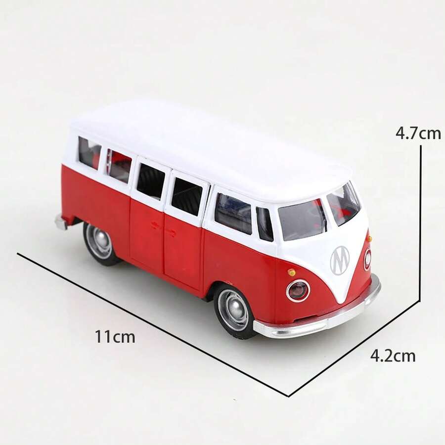 Kids Buses - T1 Red White - View 1