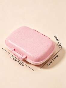 Polka-Dot Pill Box/Jewelry Box; Portable, Airtight Pill Case.--With Polka-Dot Pattern, Easily Fits In Pockets, Handbags And Wallets, 8-Compartment Pill Storage Box, First Choice For Nurse's Day Gift, Portable Medication Manager For Daily, Outdoor And Dormitory Use, Multi-Functional First Aid Kit, Suitable For Travel And Outdoor Activities, Christmas, Halloween, Thanksgiving Gifts - Multicolor - View 11