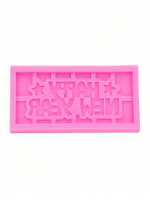 2pcs/Set Liquid Silicone Material Silicone Mold English Letter Merry Christmas! Happy New Year! Square Chocolate Mold Suitable For Christmas And New Year - View 5
