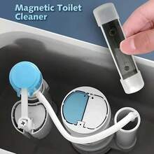 4-Piece Magnetic Toilet Cleaner, Durable, Chemical-Free, No Stains - Black - View 6