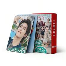 (55Pcs/Set) DEXX Single NEXT STATUS Celebrity KPOP Merchandise LOMO Collectible Photocard - A - View 5
