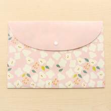4PCS Waterproof Storage Bags, Cartoon Horizontal A4 Snap Button Document Folders, File Bags - Multiple Styles - View 2