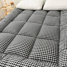 Mattress Pad, Ultra Soft & Comfortable, With 4-Corner Elastic Anti-Slip Straps, Breathable All-Season Mattress Pad, Multi-Purpose Floor Mat, Suitable For Bedroom, Tatami, Dorm, RV, Camping Indoor & Outdoor Use - Black - View 10