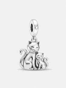 1 Fashionable Parent-Child Koala Pendant, Used For DIY Making Bracelets, Necklaces, And Other Jewelry, Is The Perfect Gift For Women - Silver - View 22