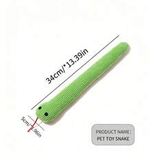 Cat Toy, Soft Linen Material, Squeaky Sound, For Cats To Kick And Bite, 13-Inch Plush Snake Toy, Realistic Rustling Sound, Interactive Toy For Cats, Suitable For Indoor Cats And All Dog Breeds, Also As A Hunting Toy - Multicolor - View 10