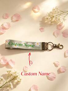 Personalized Wrist Keychain, Key Ring Wrist Strap Women's Gift - Multicolor - View 5
