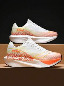 Running Shoes Series Men's 9PRO Running Shoes, Comfortable And Durable Design, Suitable For Daily Sports Training Wear, Lightweight And Breathable Material - Orange - View 2